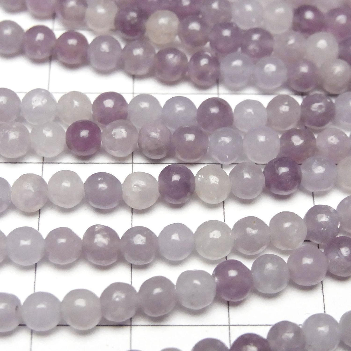 Lepidolite AA Round 4mm 1strand beads (aprx.14inch/35cm)