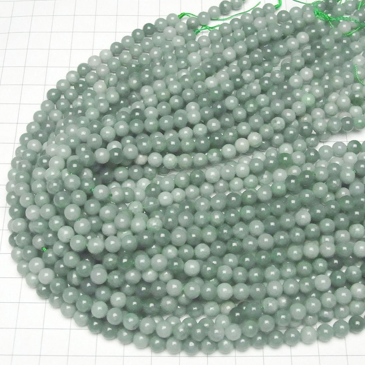 Guatemalan Jadeite Round 6mm 1strand beads (approx. 15 inches/36 cm)