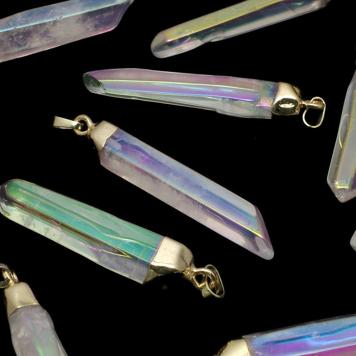 Crystal AA++ Point Pendant with AB Coating 1pc