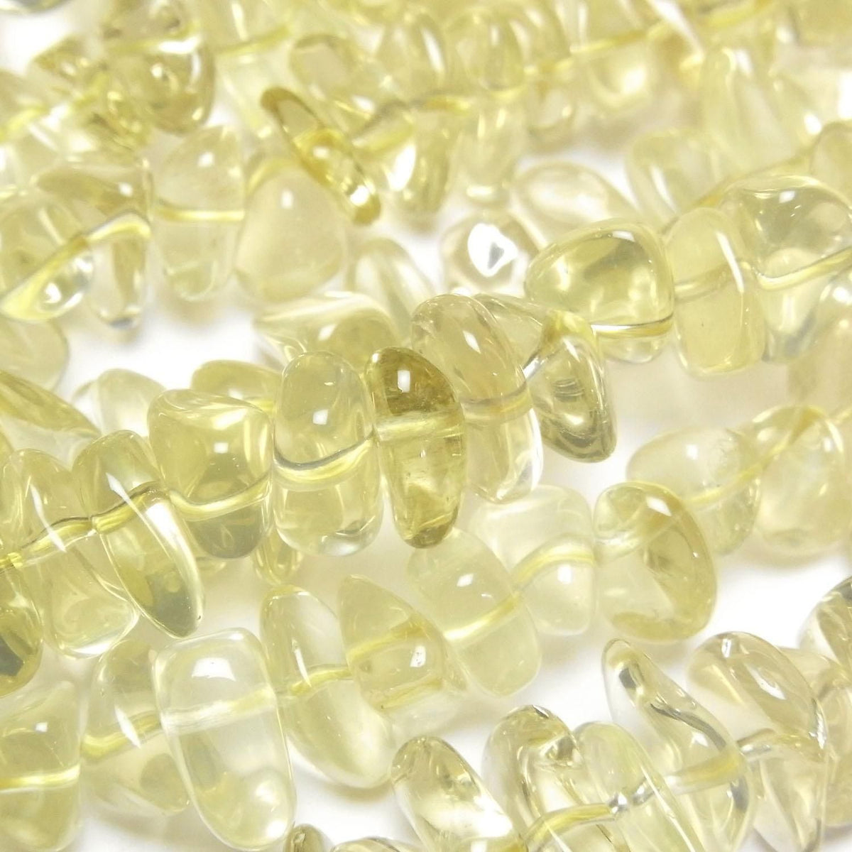 Lemon Quartz AAA- Chips (Small Nugget ) half or 1strand beads (aprx.15inch/37cm)