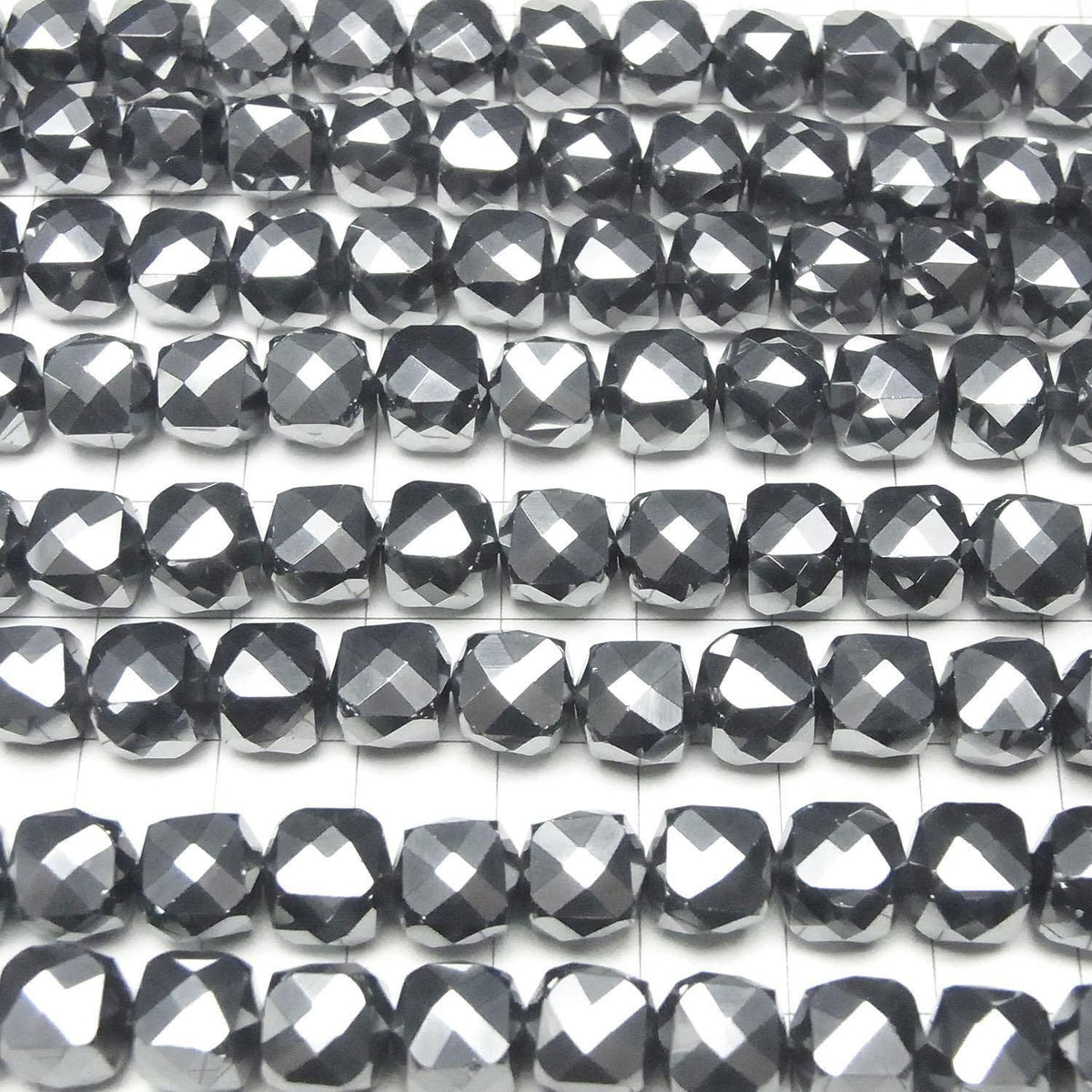 Terahertz Cube Shape 8x8x8mm 1strand beads (aprx.15inch/36cm)High Quality!