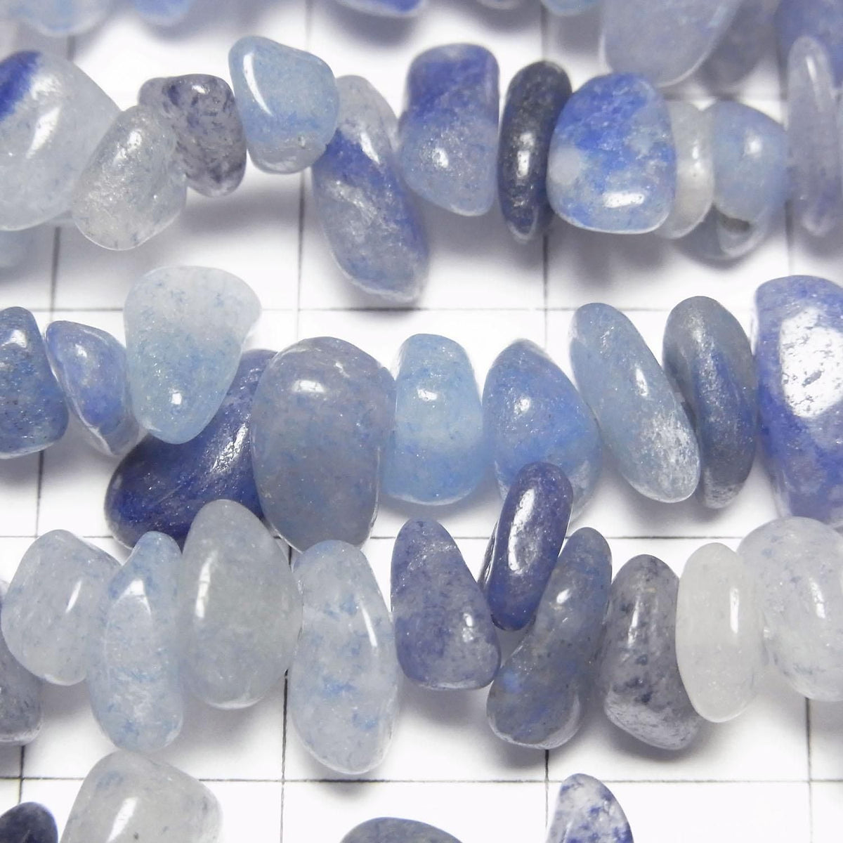 Blue Quartz Chips (Small Nugget) 1strand beads (approx. 30 inches/76 cm)