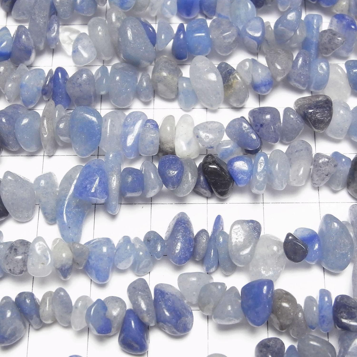 Blue Quartz Chips (Small Nugget) 1strand beads (approx. 30 inches/76 cm)