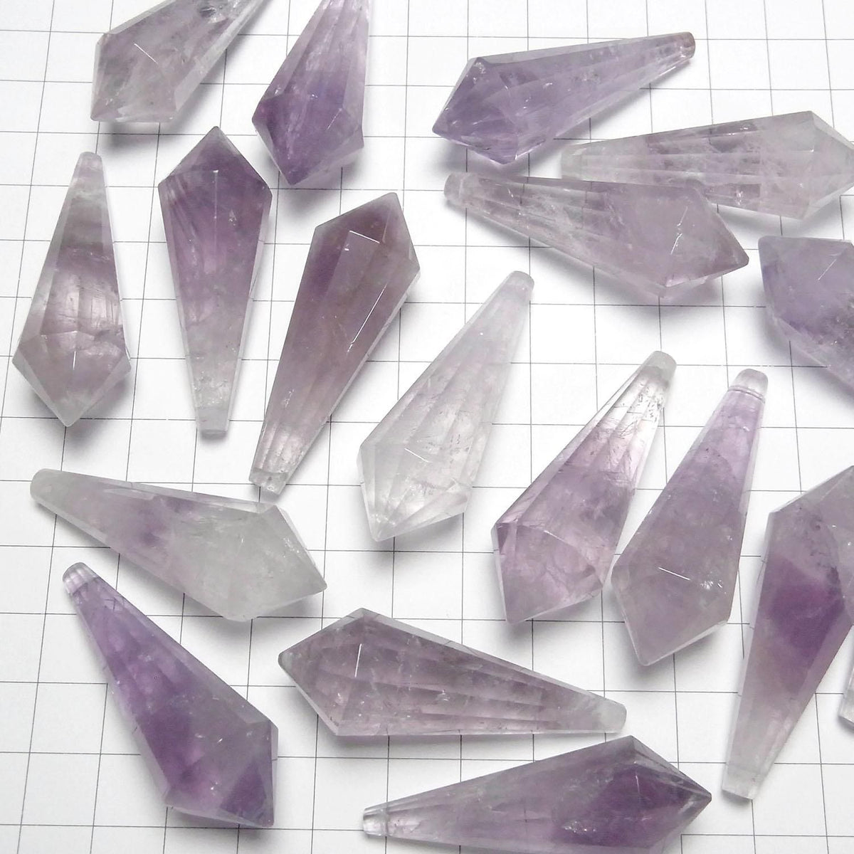 Amethyst AA pendulum cut 1pc