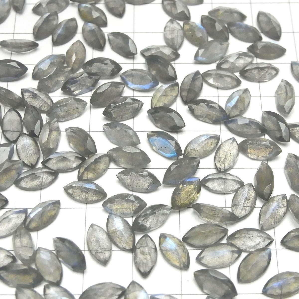 High Quality Blue Labradorite AAA Loose stone Marquise Faceted 10x5mm 3pcs