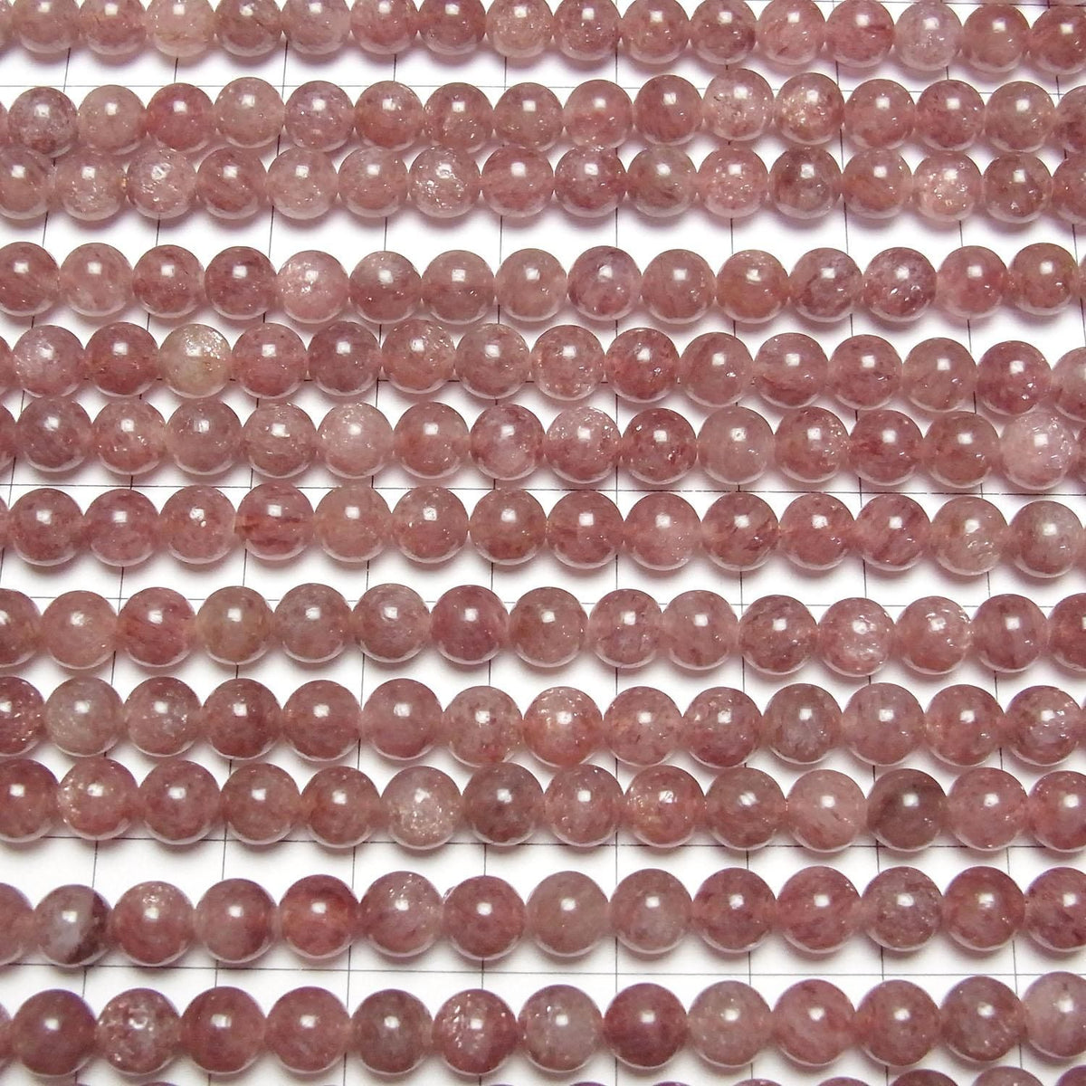 Muscovite AAA Round 6mm 1strand beads (aprx.15inch/37cm)