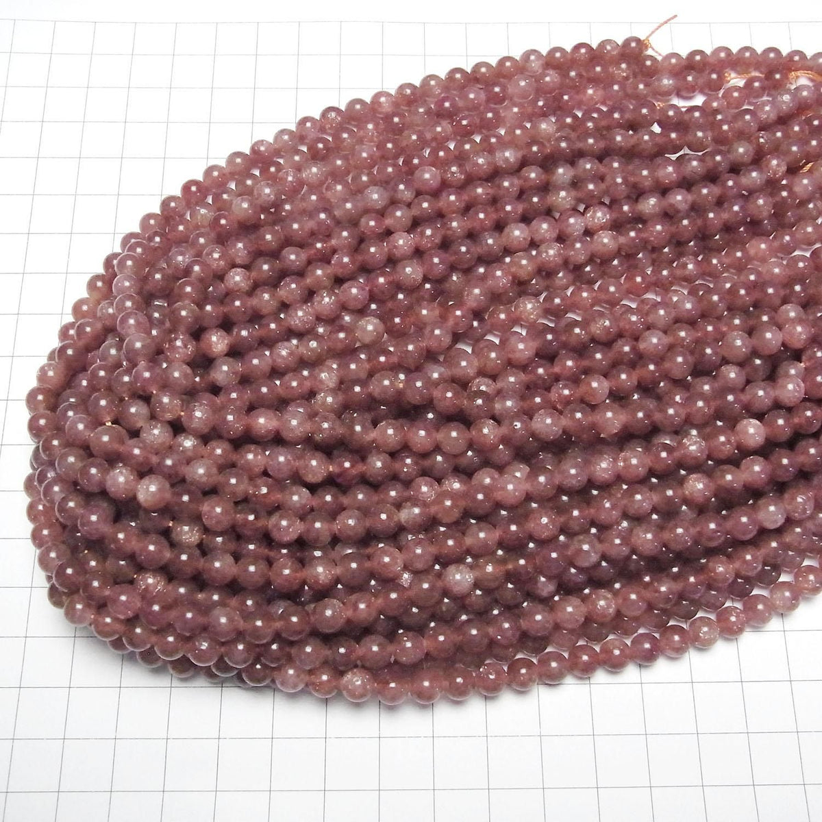 Muscovite AAA Round 6mm 1strand beads (aprx.15inch/37cm)