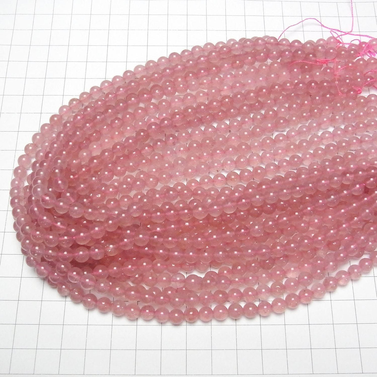 Pink Epidote AA+ Round 6mm 1strand beads (approx. 15 inches/36 cm)