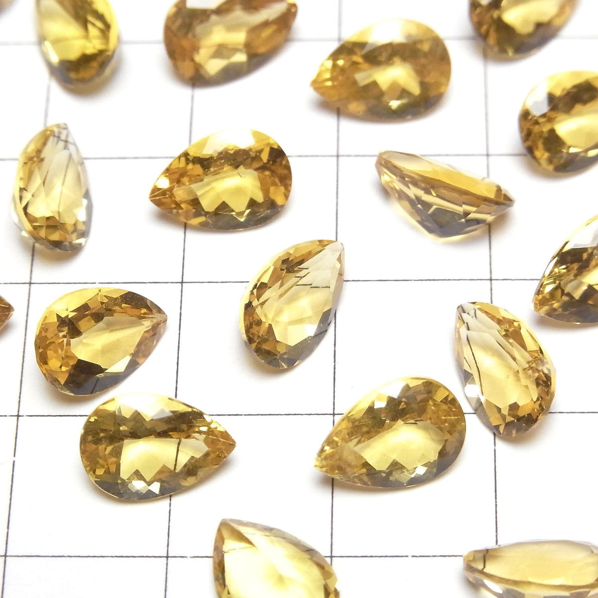 高品質金綠柱石 AAA 梨形刻面裸石 10x7mm 1顆