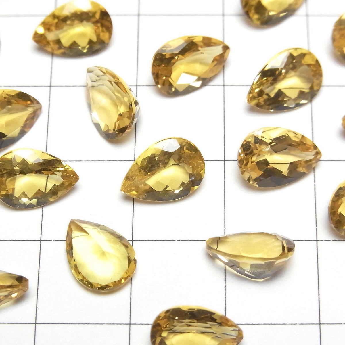 高品質金綠柱石 AAA 梨形刻面裸石 10x7mm 1顆