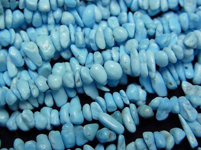 Arizona Sleeping Beauty Turquoise AAA- Chips (Small Nugget) half or 1strand beads (aprx.17inch/42cm)