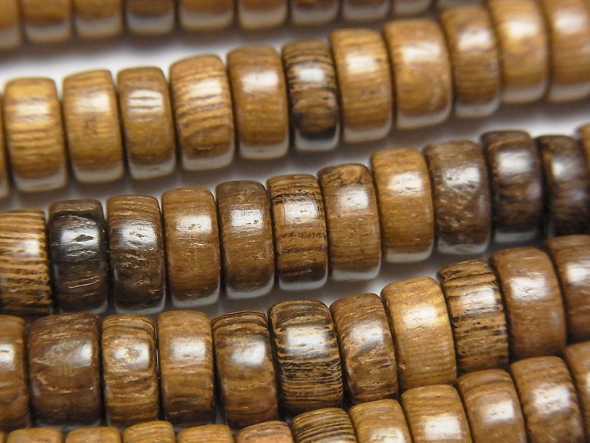 1strand $3.79! Wood Beads Rondelle 8x8x4mm 1strand beads (aprx.15inch/38cm)