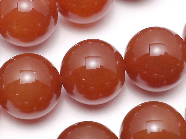 Carnelian AAA Round 18mm half or 1strand beads (aprx.15inch/36cm)