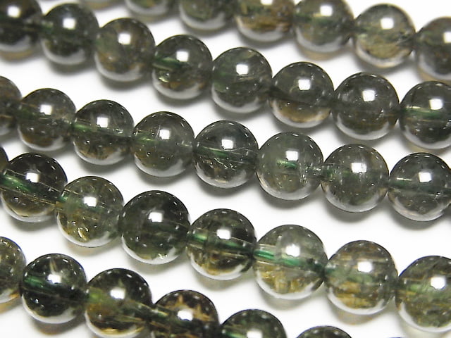 Kornerupine AAA- Round 6mm 1/4 or 1strand beads (aprx.15inch/38cm)