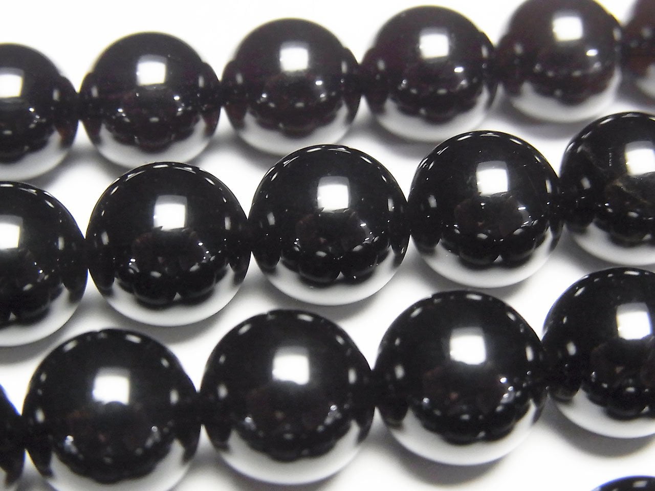Tibetan Morion Crystal Quartz AAA Round 10mm half or 1strand beads (approx. 15 inches/36 cm)