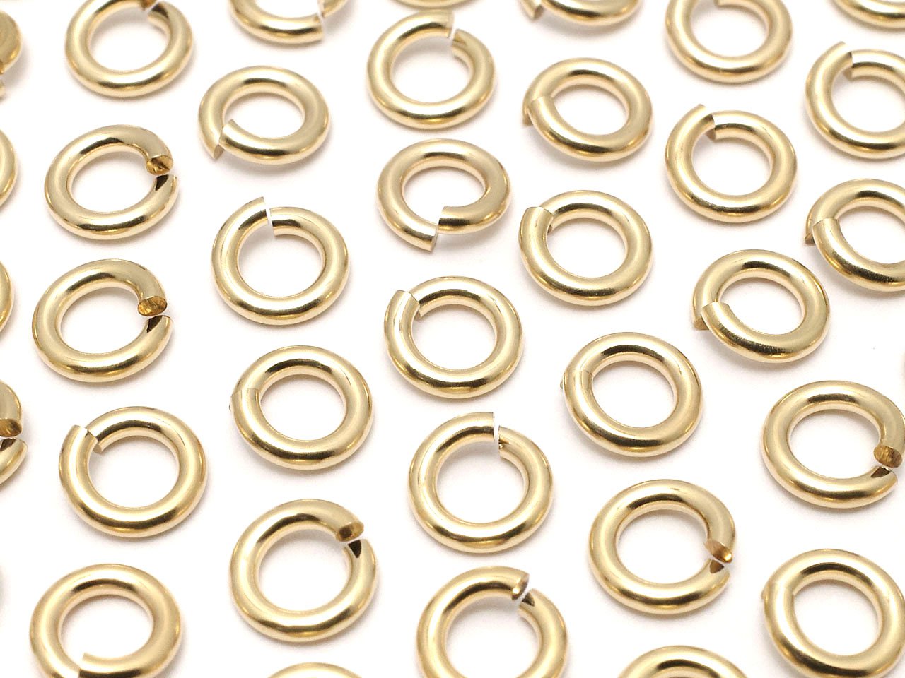 Choisissez votre taille ! Anneaux brisés 1,2 mm 14KGF (5 pièces)