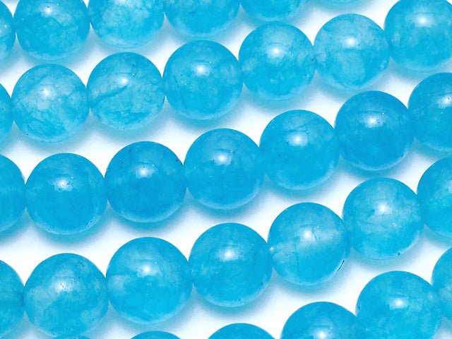 Blue Jade Round 8mm NO.3 1strand beads (aprx.14inch/36cm)