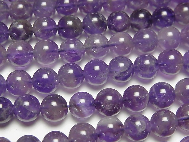 紫水晶 AA 圓珠 6mm 1串 (約15英吋/36公分)