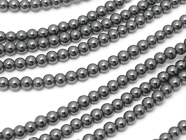 Hematite Round 2-2.5mm 1strand beads (aprx.15inch/38cm)