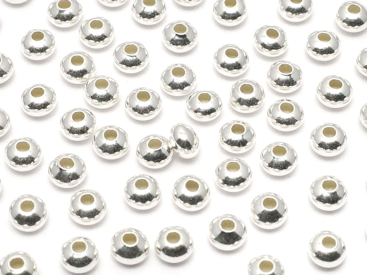 Silver925 Rondelle 3.3mm 20pcs