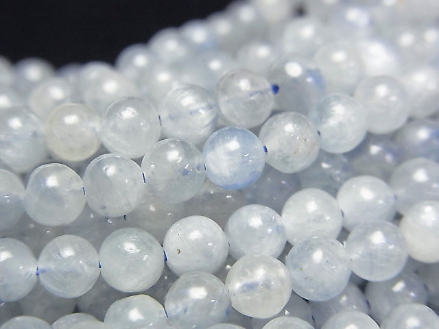 藍晶石 AA 圓珠 5mm 1串珠子 (約15英吋/36公分)