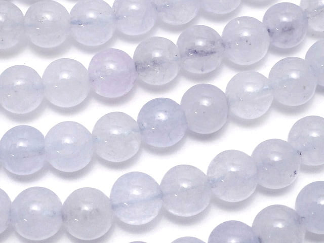 Blue color Jade Round 6mm 1strand beads (aprx.14inch/34cm)