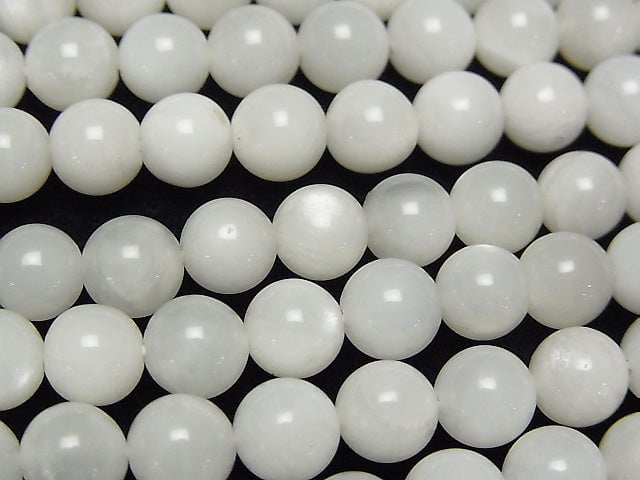 白月光石 AA 圓珠 6.5mm 一串 (約15英吋/37公分)