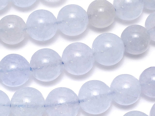 Blue color Jade Round 10mm 1strand beads (aprx.15inch/36cm)