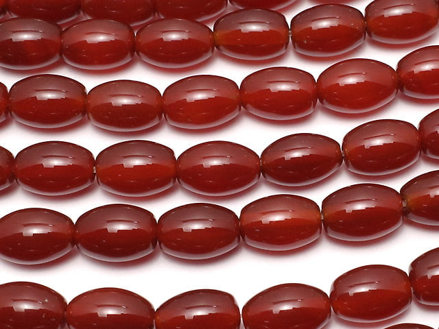 Red Agate AAA Rice 9 x 6 x 6 mm 1strand beads (aprx.15 inch / 36 cm)