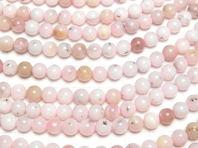 Rosa Opal AA+ rund 6mm 1 Strang Perlen (ca. 15 Zoll/36 cm)