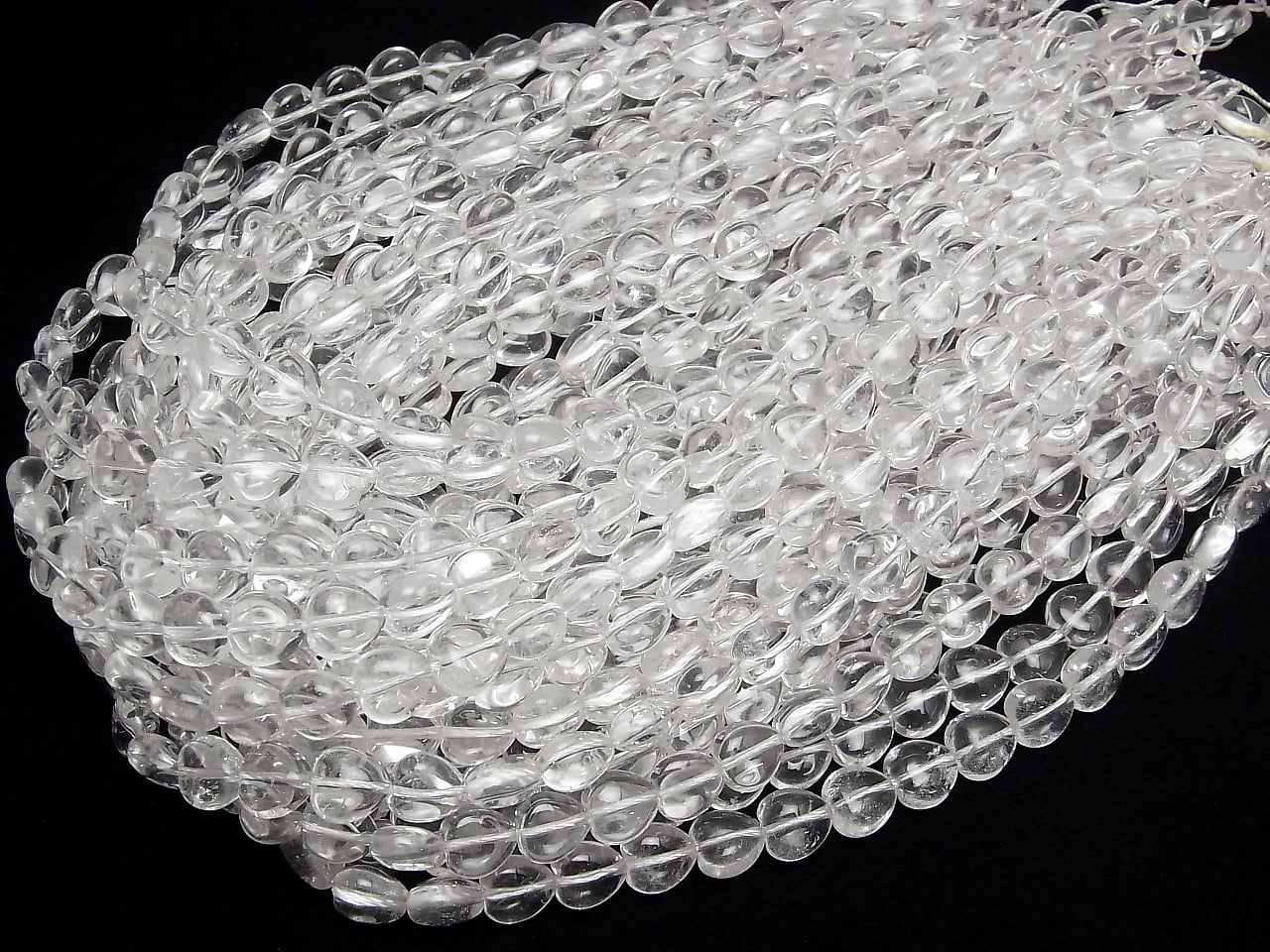 Quartz Cristal AAA Cœur à Trou Vertical 10x10mm Perles 1/4-1fil (env. 15po/36cm)