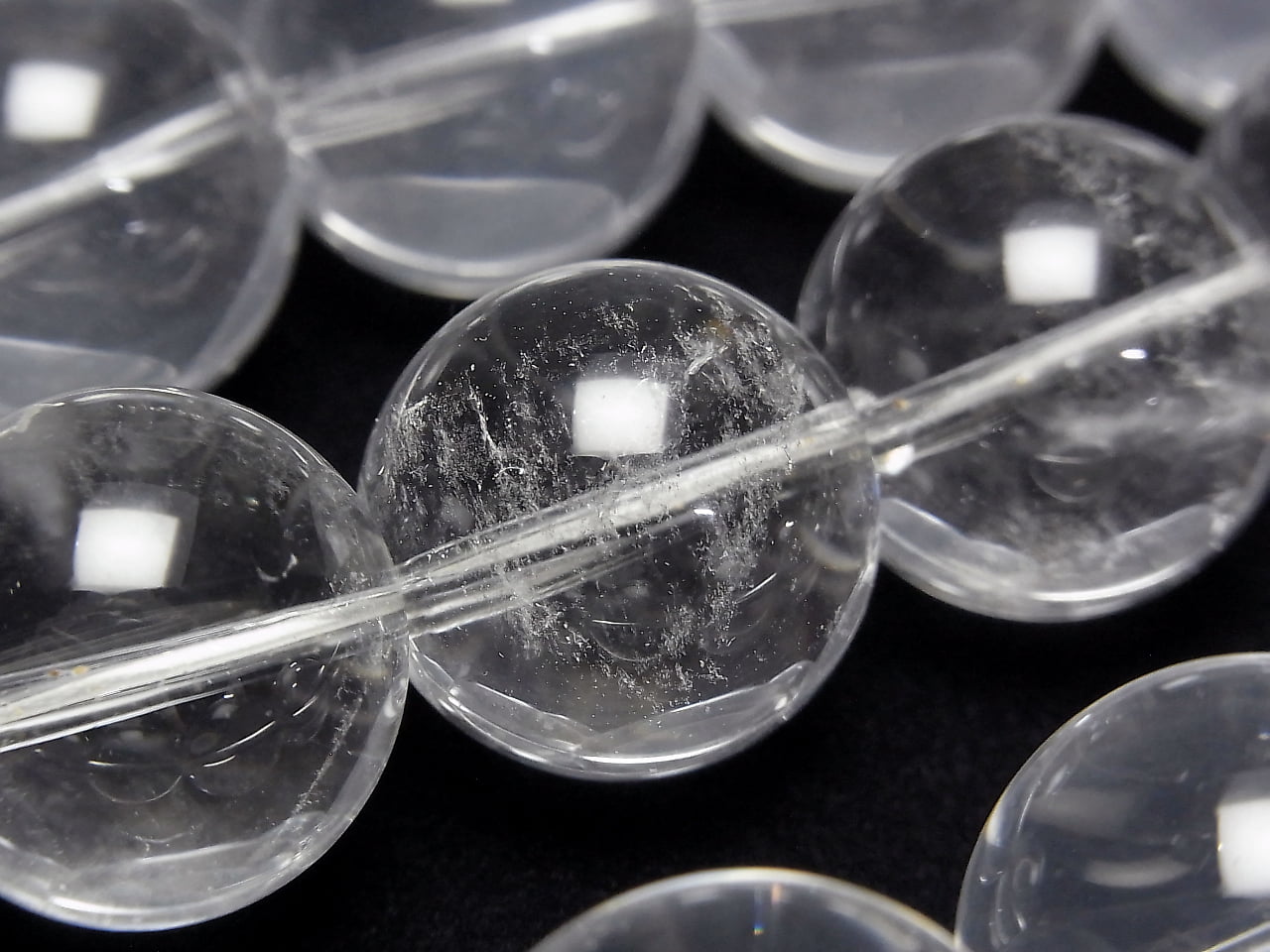 Crystal Quartz AAA- Round 20mm 1/4 or 1strand beads (aprx.15inch/36cm)