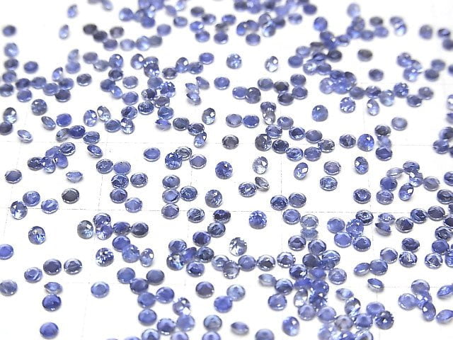 Hochwertiger Saphir AAA loser Stein rund facettiert 2x2mm 5 Stück