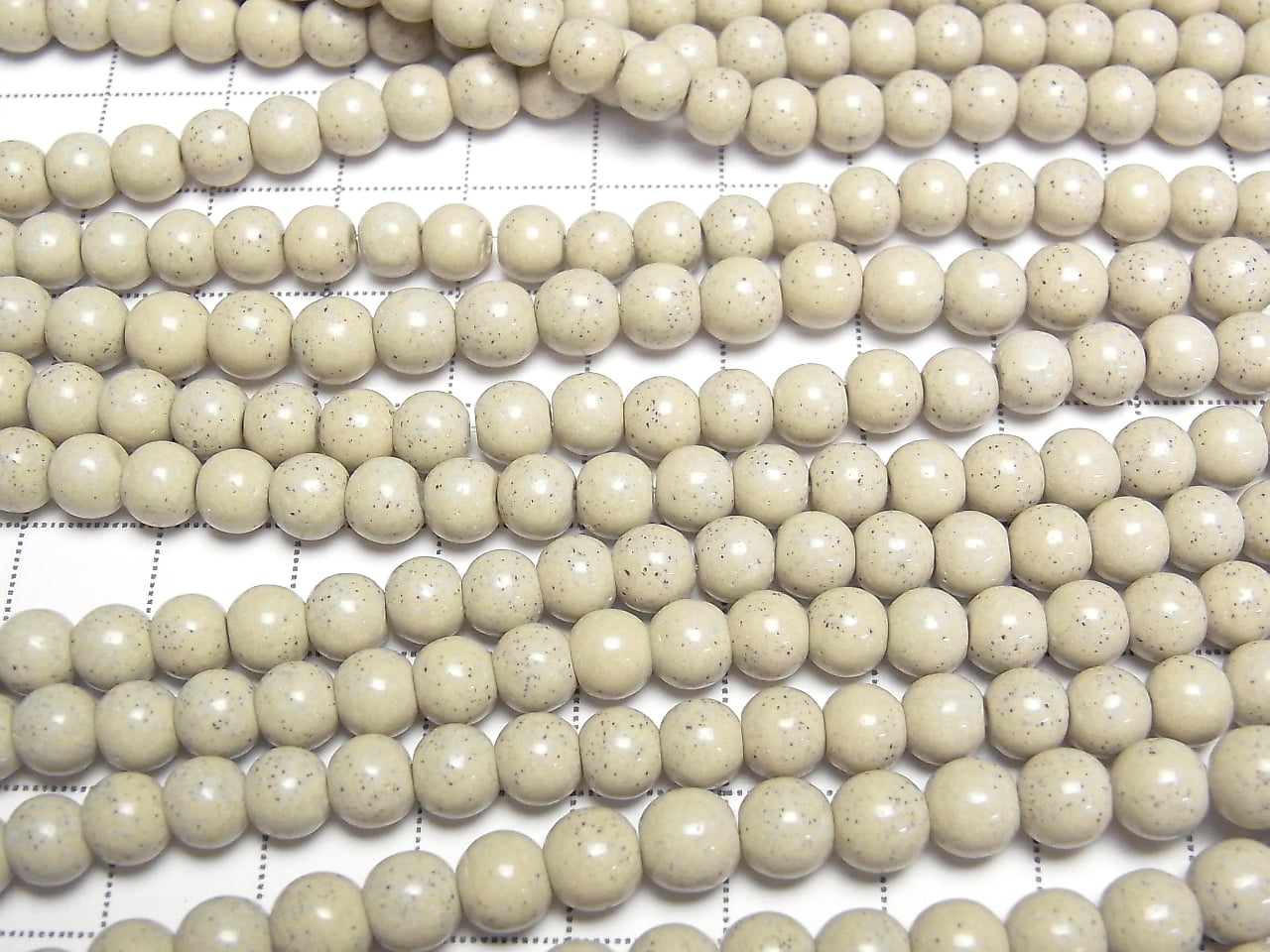 Taiwan Hokutolit Runde 6mm halbe oder 1 Strang Perlen (ca. 15 Zoll / 37 cm)