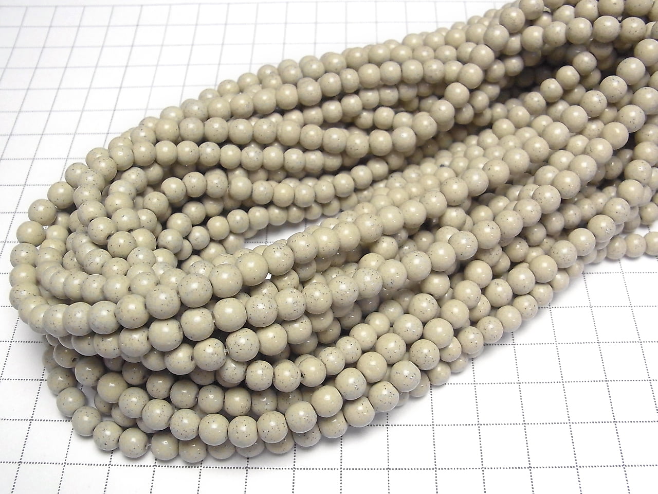 Taiwan Hokutolit Runde 6mm halbe oder 1 Strang Perlen (ca. 15 Zoll / 37 cm)