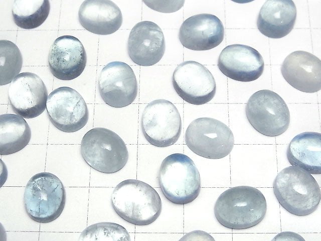 Aquamarin AA++ Oval Cabochon 11x9mm 3Stück