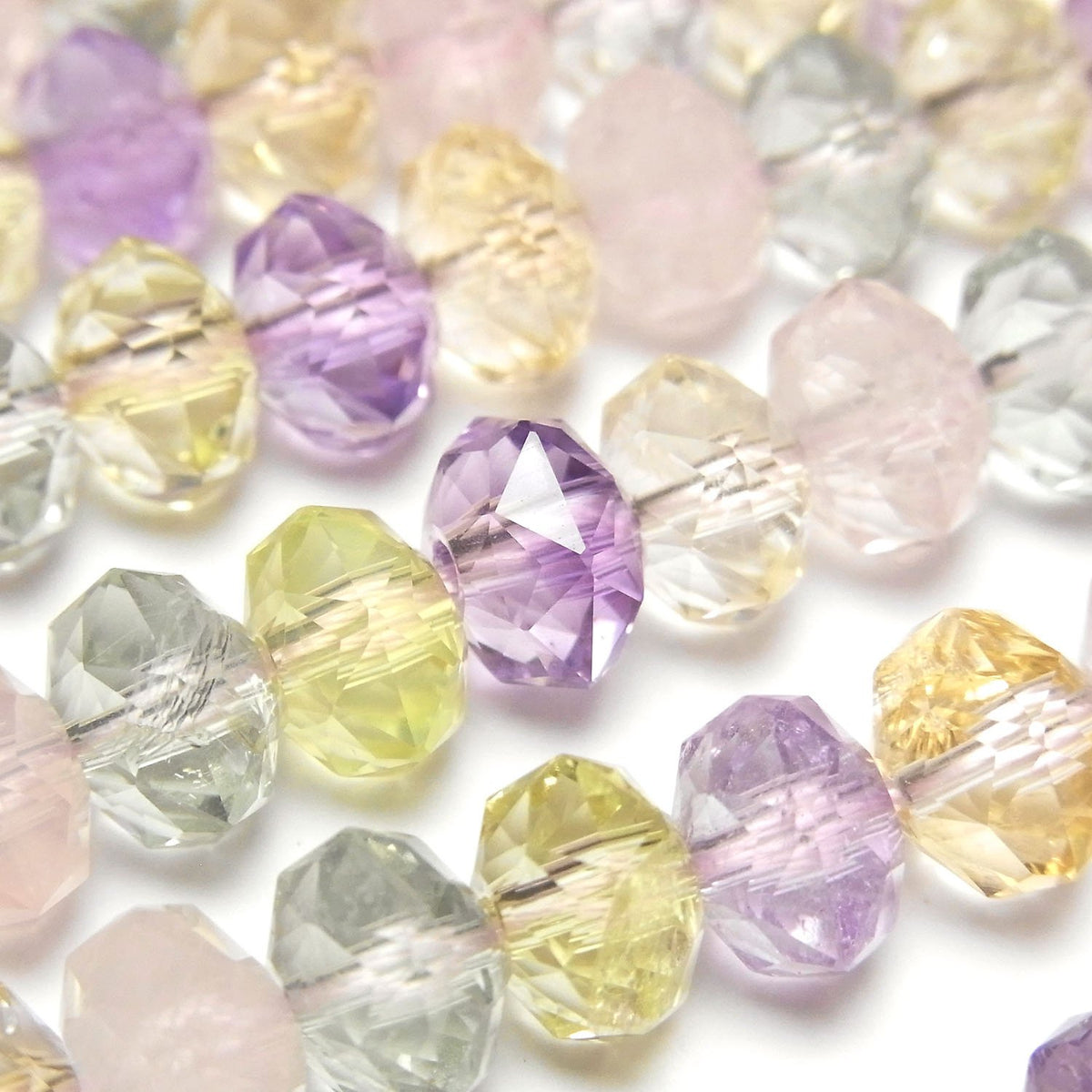 High Quality! Mixed Stone AAA- Star Faceted Button Rondelle 9x9x6mm 1/4 or 1strand beads (aprx.15inch/38cm)