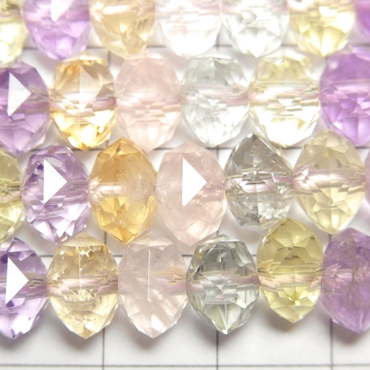 High Quality! Mixed Stone AAA- Star Faceted Button Rondelle 9x9x6mm 1/4 or 1strand beads (aprx.15inch/38cm)