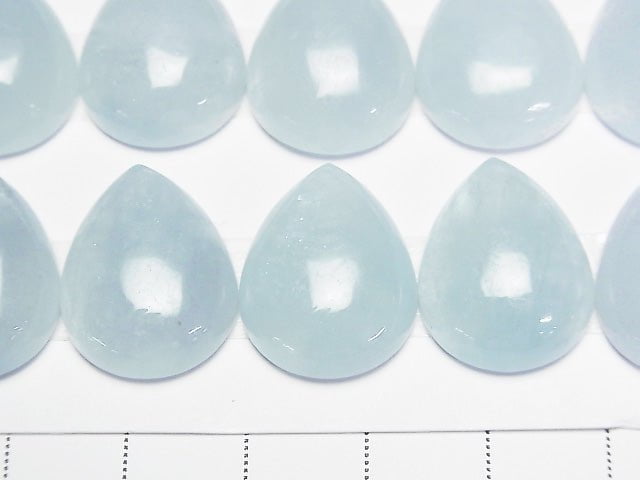 納米比亞海藍寶石 AAA 梨形凸圓面 20x15mm 1顆