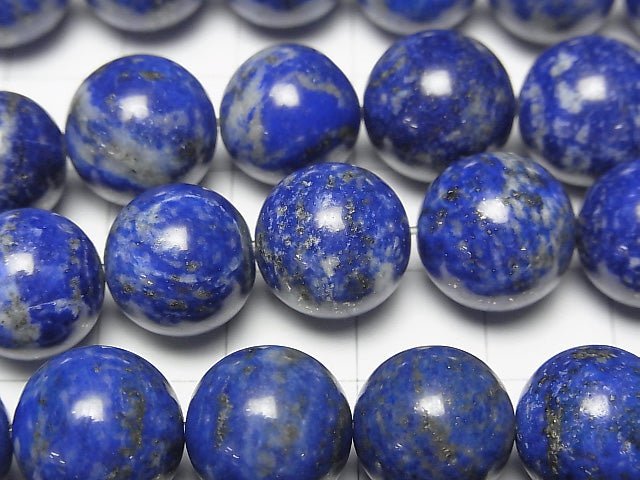 Lapis lazuli AA+ Round 12mm half or 1strand beads (aprx.15inch / 37cm)