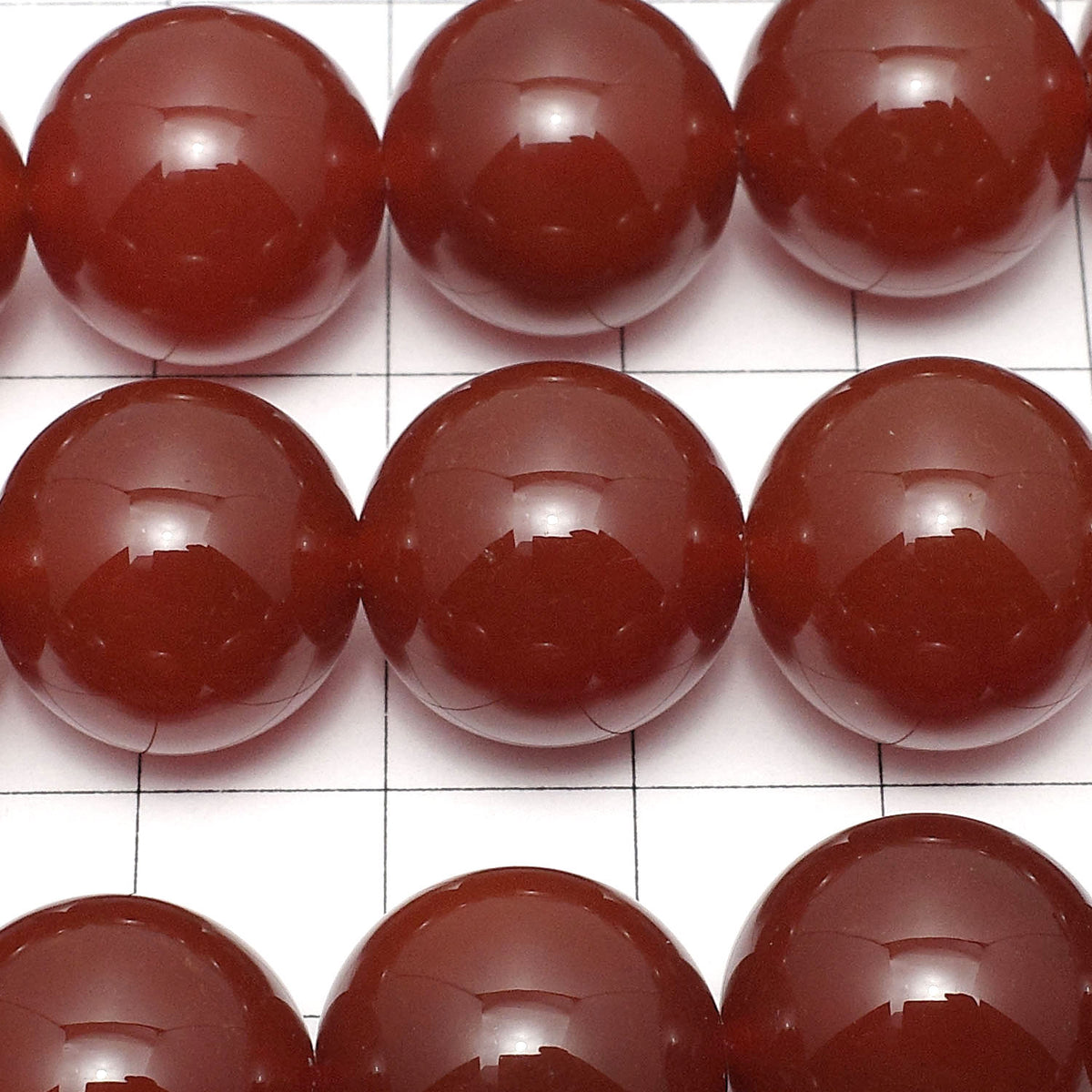 Red Agate AAA Round 16 mm half or 1strand beads (aprx.15 inch / 36 cm)