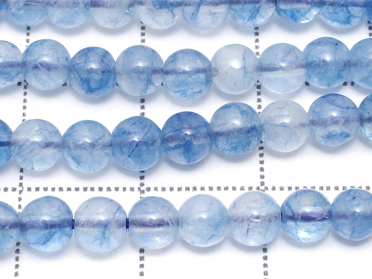 Blue color Jade Round 4mm 1strand beads (aprx.14inch/35cm)