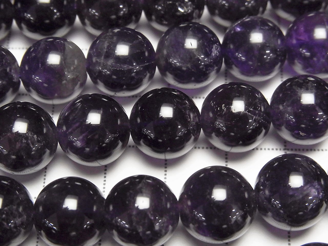 Amethyst AA+ Round 12mm half or 1strand beads (aprx.15inch/37cm)