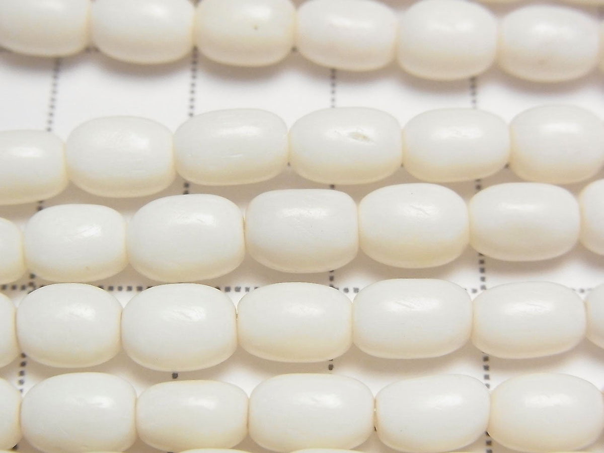 Buffalo Born Rice 8x4x4mm half or 1strand beads (aprx.15inch/38cm)