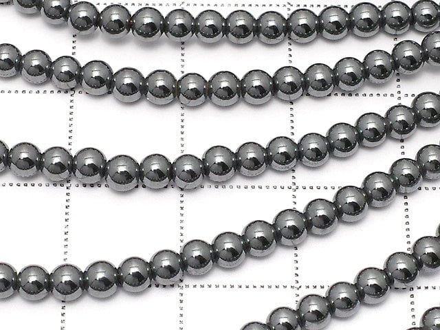 Hematite Round 3mm 1strand beads (aprx.15inch/38cm)