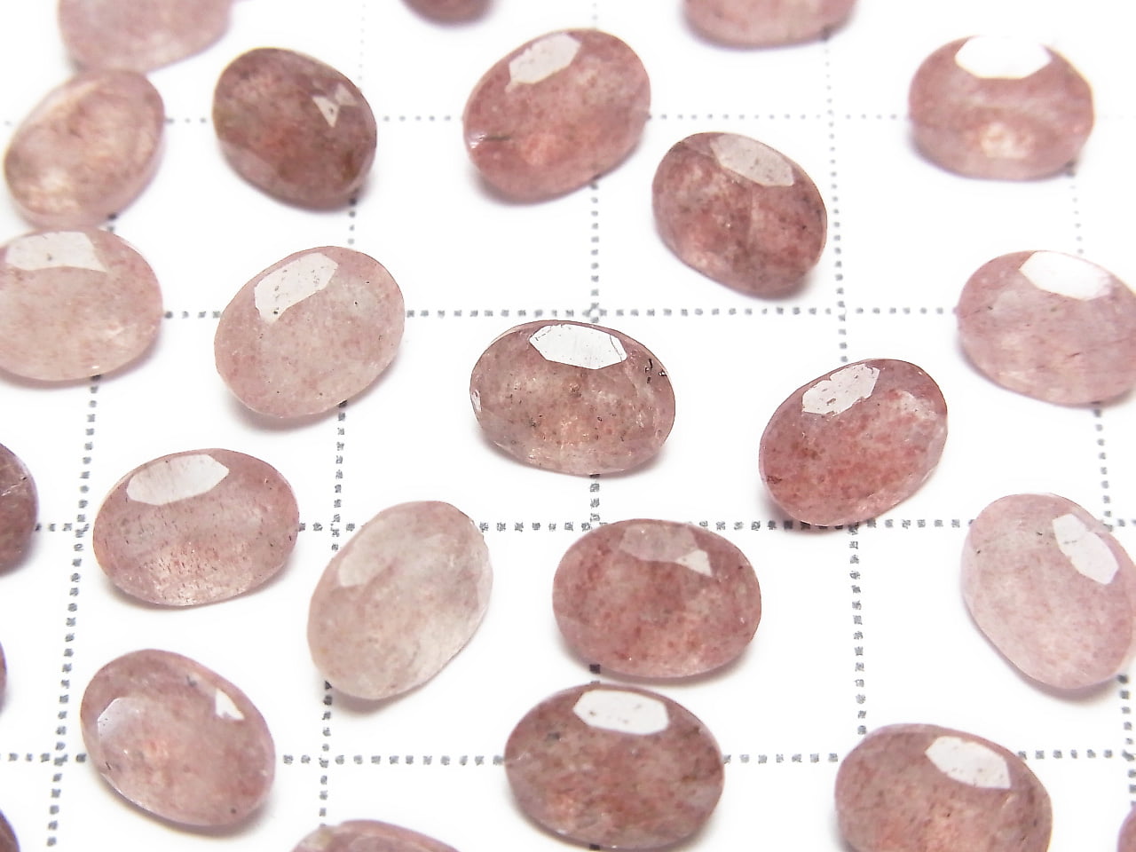 High Quality Pink Epidote AA++ Loose stone Oval Faceted 8x6mm 5pcs
