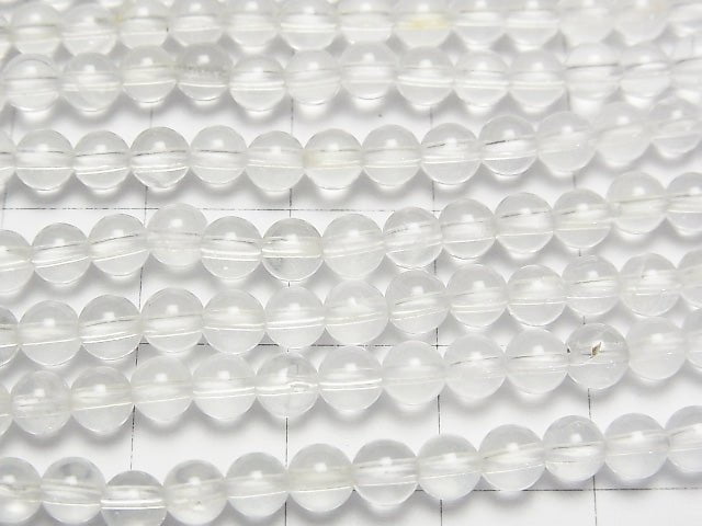 水晶石AAA級-圓形4.5毫米珠子(約15英吋/36公分長)