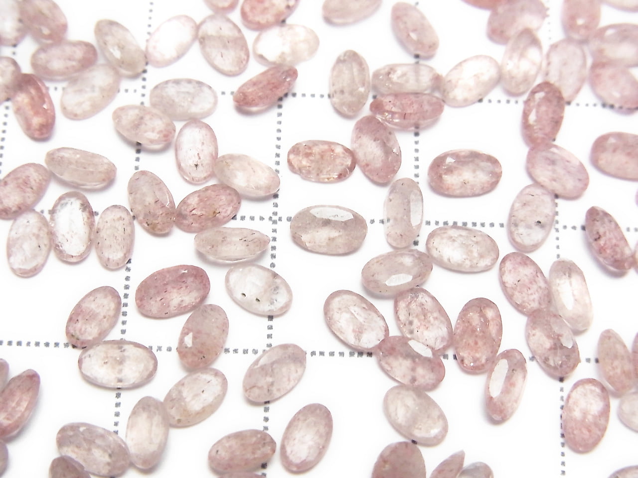 Hochwertiger rosa Epidot AA++ Lose Stein Oval Facettiert 5x3mm 10Stück