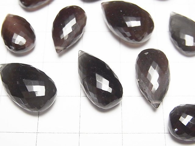 MicroCut! High Quality Scapolite Cat's Eye AAA Pear shape Faceted Briolette 3pcs $34.99!