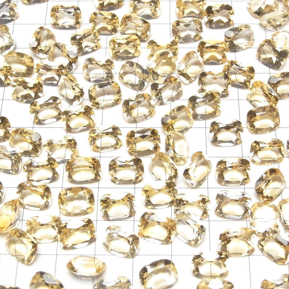 Hochwertiger Citrin AAA Lose Stein Rechteckig Facettiert 10x8mm 2Stk